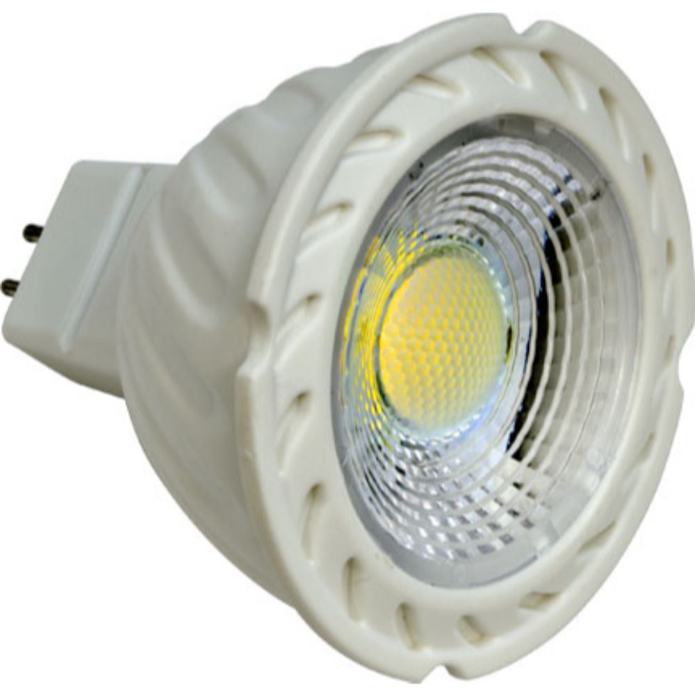 Dabmar Lighting DL-MR16-LED-3W-65K LED MR16 3 Watt High Power Chip On Board Light, Voltage 12V, Color Temperature 6500K, Cool White Finish
