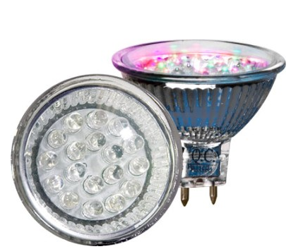 Dabmar Lighting DL-MR16-LED/1-18/MC Light Bulb MR16 LED 1.5W 18 LED 12V Lamp