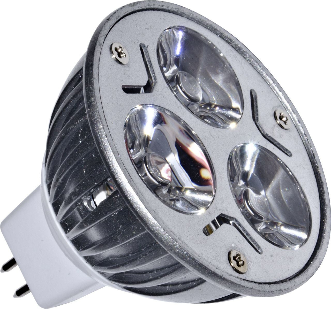 Dabmar Lighting DL-MR16-LED/1-3/65K Light Bulb Mr16 Led 3 Watt High Power 3 Leds 12v Daylight, 6500k