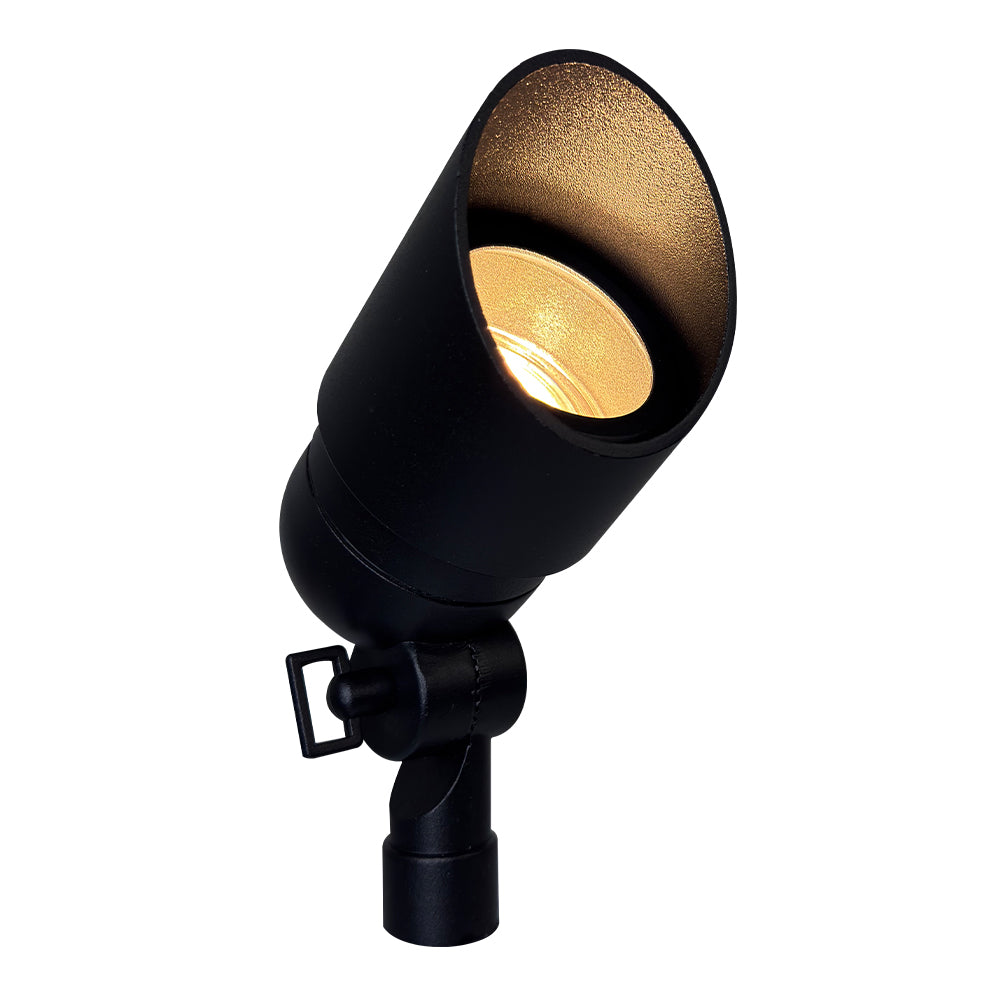 ABBA Lighting USA DL01-Bk Heavy Duty Cast Aluminum Spot Light - Finish: Black