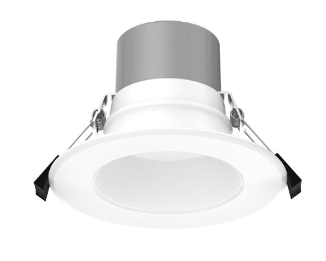 Lotus LED Lights DL254-4-16W-M-A5C5 4" Round Commercial Led Downlight - 27k / 3k / 35k / 4k / 5k - 570 Thru 1,670 Lumens - 120-347v - Matte White