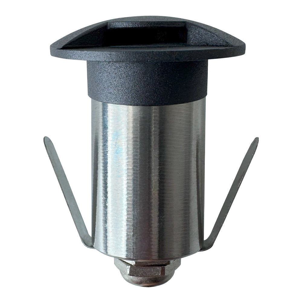 ABBA Lighting USA DM53-BK-3K Heavy Duty Cast Stainless Steel Well Light - Color Temperature: 3000K - Finish: Black