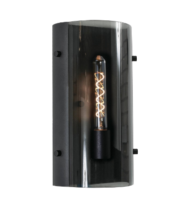 AFX Lighting DNAS0714MBBK Dana 14 Inch Med Base Wall Sconce Light, Wattage: 60W Max Black Finish