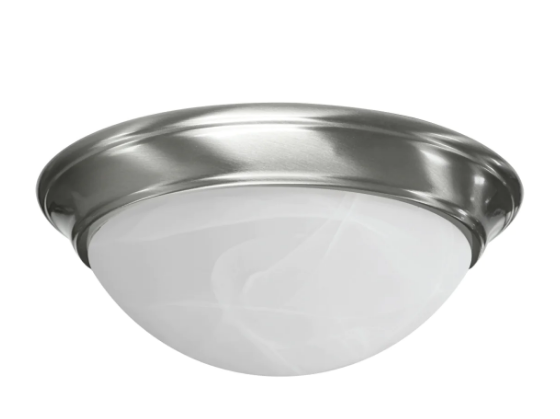 Feit Electric DOME13/4WY/NK 13 inch Color Selectable LED Nickel Ceiling Fixture Light, Multi-Color Temperature, Wattage 15.5W, Voltage 120V