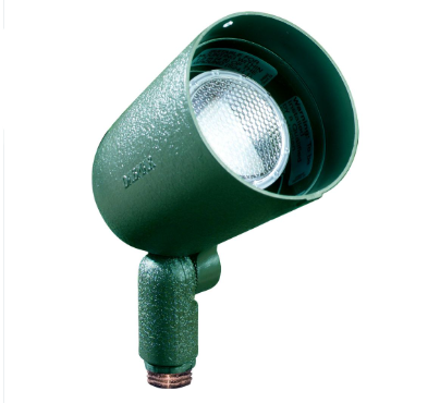 Dabmar Lighting DPR20-L7-50K-G Cast Aluminum Spot Light, Color Temperature 5000K, Voltage 120V, E26, Green Finish