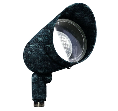 Dabmar Lighting DPR20-VG-HOOD Cast Aluminum Spot Light, No Lamp Hood, Voltage 120V, E26, Verde Green Finish