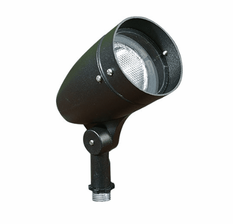 Dabmar Lighting DPR21-L7-50K-B Cast Aluminum Spot Light, Color Temperature 5000K, Voltage 120V, E26, Black Finish