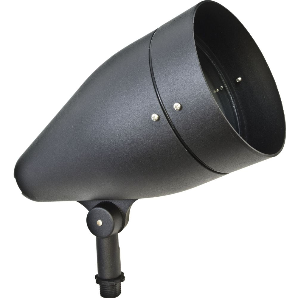 Dabmar Lighting DPR38-L25F-27K-B-GL LED Cast Aluminum Spot Light, Voltage 120V, E26, Color Temperature 2700K, Black Finish