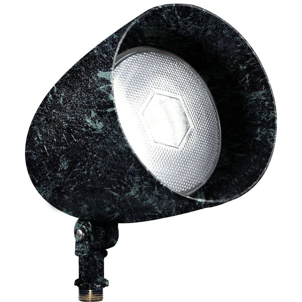 Dabmar Lighting DPR38-L25F-64K-VG-GL LED Cast Aluminum Spot/ Flood Light, Voltage 120V, E26, Color Temperature 6400K, Verde Green Finish