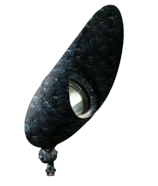 Dabmar Lighting DPR41-L12-RGBW-VG-HOOD LED Cast Aluminum Spot Light, Voltage 85-265V, Color Temperature RGBW, Verde Green Finish