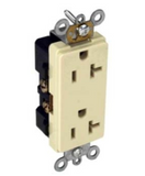 Orbit DR20-SI 20A Decorative Duplex Receptacle S/G lvory