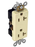 Orbit DR20-SW 20A Decorative Duplex Receptacle S/G White