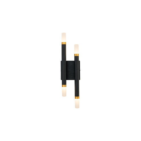 Kuzco Lighting WS19705-BK-UNV Draven 5-in Wall Sconce/Wall Light - CCT: 3000K -  Finish: Black