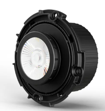 DMF Lighting DRD4M07927LSA DRD4 4" LED Adjustable Downlight Module, 60° x 30° Beam Angle, Wattage 9.7W, Color Temperature 2700K, 750 Lumens, Voltage 120/277V, Emergency/Alternate Dimming, Black