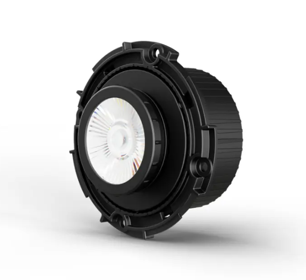 DMF Lighting DRD4M07930NSA 4" LED Adjustable Downlight Module - 15° Beam Angle - 9.7W - 3000K - 750 Lumens - 120/277V - Emergency/Alternate Dimming - Black