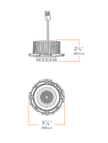 DMF Lighting DRD4M1093WFLT Recessed Flood Adjustable LED Downlight Module, Lumens 1000 lm, Color Temperature Warm Dim, 93+ CRI, Triac/ELV