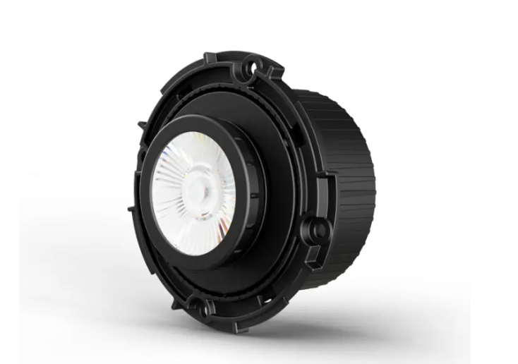 DMF Lighting DRD4M07940NSA 4" LED Adjustable Downlight Module - 15° Beam Angle - 9.7W - 4000K - 750 Lumens - 120/277V - Emergency/Alternate Dimming - Black