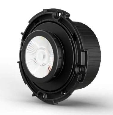 DMF Lighting DRD4M10927FLD DRD4 4" LED Adjustable Downlight Module, 40° Beam Angle, Wattage 12W, Color Temperature 2700K, 1,000 Lumens, Voltage 120/277V, DALI-2 Dimmable, Black