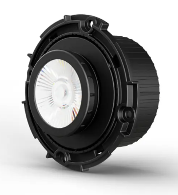 DMF Lighting DRD4M10927NSD DRD4 4" LED Adjustable Downlight Module, 15° Beam Angle, Wattage 12W, Color Temperature 2700K, 1,000 Lumens, Voltage 120/277V, DALI-2 Dimmable, Black