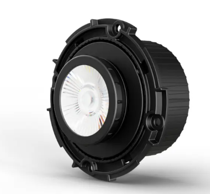 DMF Lighting DRD4M10930FLD DRD4 4" LED Adjustable Downlight Module, 40° Beam Angle, Wattage 12W, Color Temperature 3000K, 1,000 Lumens, Voltage 120/277V, DALI-2 Dimmable, Black