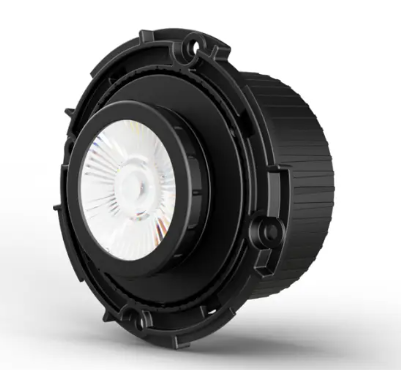 DMF Lighting DRD4M10940NSA DRD4 4" LED Adjustable Downlight Module, 15° Beam Angle, 12W, Color Temperature 4000K, 1,000 Lumens, Voltage 120/277V,  Emergency/Alternate Dimming, Black