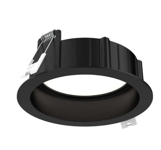 Dals Lighting DRR4-CC-BK 4 Inch Round Regressed panel, Watt 11W, Lumens 1000lm, CCT 2700K/3000K/3500K/4000K/5000K