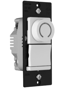 Wattstopper DRSC53PWV Decorator Rotary DR Series Fan Speed Control, White