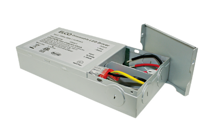 Elco Lighting DRVE24V48DW Electronic Dimmable LED Driver (Large), Wattage 48W, Voltage 24V (2A), Dimming Triac