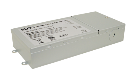 Elco Lighting DRVE24V96DW Electronic Dimmable LED Driver (Large), Wattage 96W, Voltage 24V (4A), Dimming Triac