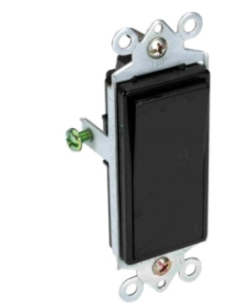 Orbit DS315-BK 15A 3-W Rocker Switch Black