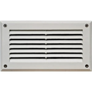Dabmar Lighting DSL1000-L12-40K-W G24 LED Cast Aluminium Louvred Step Light, Voltage 120V-277V, Wattage 12W, Color Temperature 40K, White
