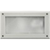 Dabmar Lighting DSL1001-W LED Recessed Open Face Brick Step Light, Voltage 120V, White