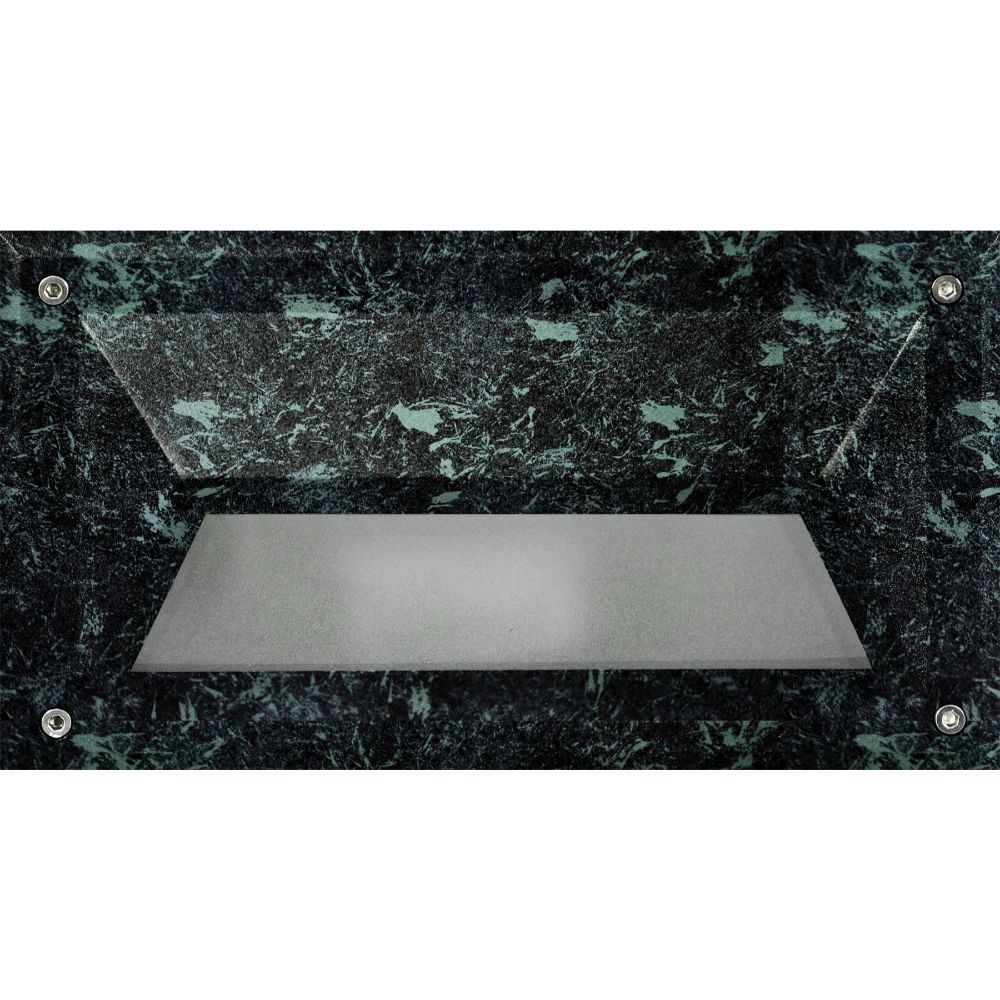 Dabmar Lighting DSL1002-L7-30K-VG LED Cast Aluminum Hooded Step Light, G24, Voltage 85V-265V, Color Temperature 3000K, Verde Green Finish