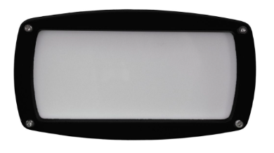 Dabmar Lighting DSL1016-L7-30K-B Cast Aluminum Open Face Step Light, G24, Color Temperature 3000K, Black Finish