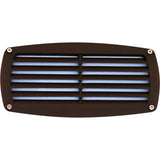 Dabmar Lighting DSL1017-L7-65K-BZ LED Cast Aluminum Louvered Step Light, 85V-265V, G24, Color Temperature 6500K, Bronze Finish