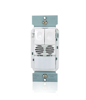 Wattstopper DSW-302-347-W Dual Tech Wall Switch Occupancy Sensor, 347V, White Finish