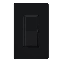 Lutron DV-103P-BL Diva Dimmer - Single-Pole - 1000W Max - Black Finish