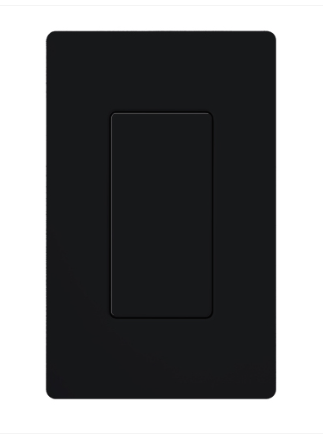 Lutron DV-BI-BL Claro Blank Insert - Black Finish