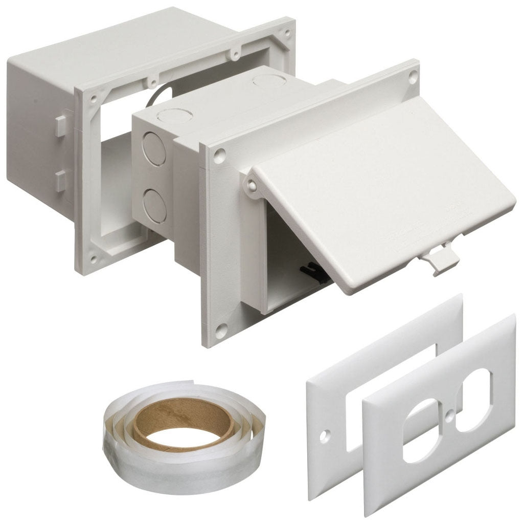 Arlignton DVB1W Low Profile InBox with Adapter Sleeve for New Brick Construction, Vertical