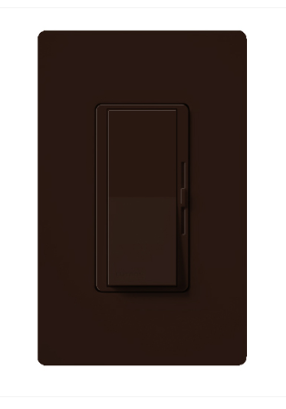 Lutron DVELV-300P-BR Diva Electronic Low-voltage Single-pole Dimmer - 300w Max - Brown Finish