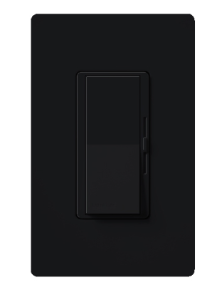Lutron DVELV-303P-BL Diva Electronic Low-voltage 3-Way Dimmer - 300w Max - Black Finish