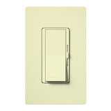 Lutron DVF-103P-277-AL Diva Dimmer, Single Pole/3-Way, 277V, 6A 3-Wire LED Driver/Fluorescent Ballast, Almond Finish