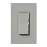 Lutron DVF-103P-277-GR Diva Dimmer, Single Pole/3-Way, 277V, 6A 3-Wire LED Driver/Fluorescent Ballast, Gray Finish