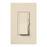 Lutron DVF-103P-277-IV Diva Dimmer, Single Pole/3-Way, 277V, 6A 3-Wire LED Driver/Fluorescent Ballast, Ivory Finish