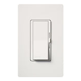 Lutron DVF-103P-277-WH Diva Dimmer, Single Pole/3-Way, 277V, 6A 3-Wire LED Driver/Fluorescent Ballast, White Finish