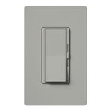 Lutron DVFSQ-LF-GR Diva 1.5A Fan Speed Control - Single-pole/3-Way - Gray Finish