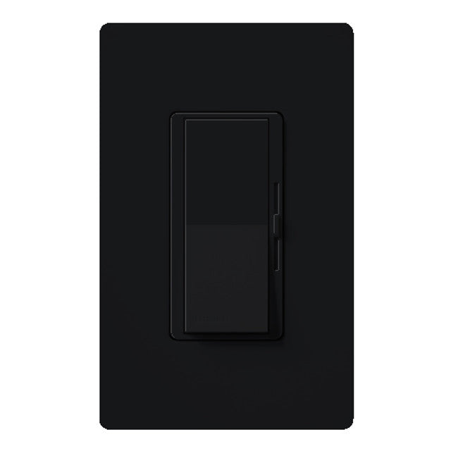Lutron DVLV-103P-BL Diva Magnetic Low-Volatage Single-Pole Dimmer - 3-Way- 800W Max - Black Finish
