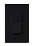 Lutron DVRP-253P-BL Diva Reverse-phase Elv Dimmer For Led/inc/hal/cfl - Single-pole / 3-way - Black Finish