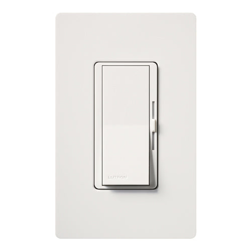 Lutron DVSC-103P-SW Diva Magnetic Low-Voltage Dimmer - 3-Way - Snow Finish