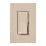 Lutron DVSC-10P-TP Diva Dimmer - Single-Pole - 1000W Max - Taupe Finish